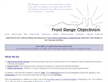 Tablet Screenshot of frontrangeobjectivism.com